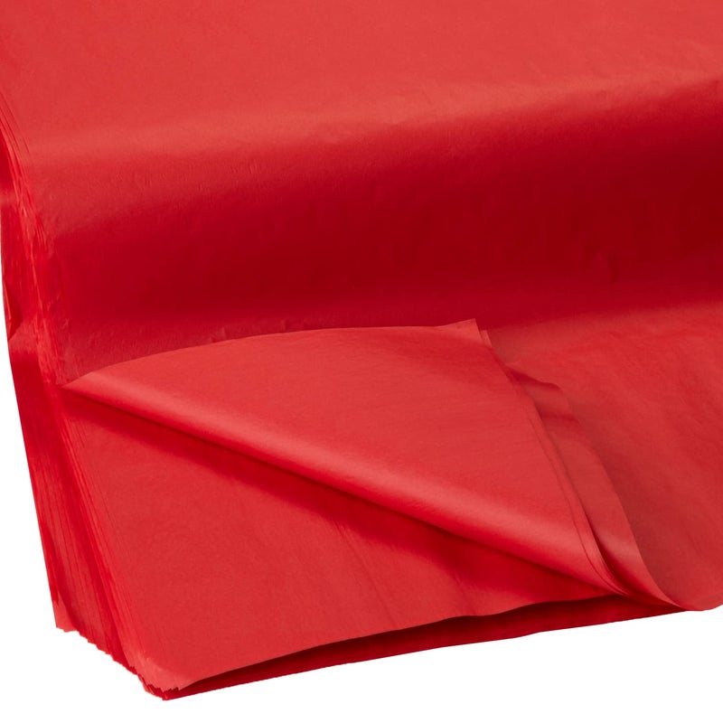 Jillson Roberts Bulk 20 x 30 Inches Recycled Tissue, Red, 480 Unfolded Sheets (BFT09) - Image 1